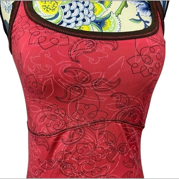 Coral Paisley Lole Dress XS - Picture 3 of 5